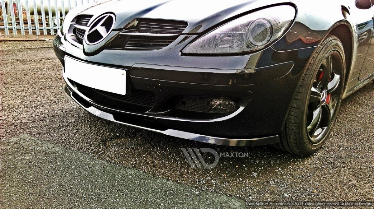 Front Ansatz für MERCEDES SLK R171 STANDARD STOßSTANGE Carbon Look