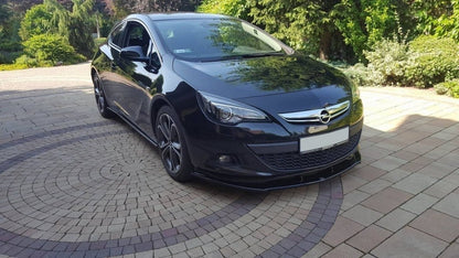 Front Ansatz für OPEL ASTRA GTC schwarz matt