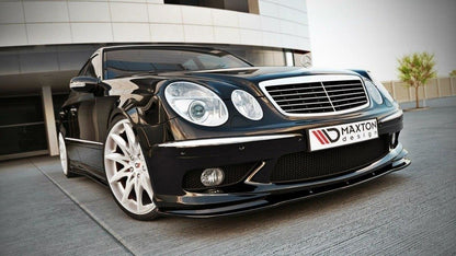 Front Ansatz für MERCEDES E W211 AMG VORFACELIFT Carbon Look