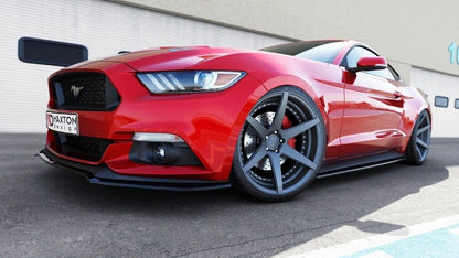 Seitenschweller Ansatz für Ford Mustang Mk6 Carbon Look