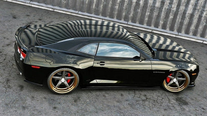 Seitenschweller Ansatz für CHEVROLET CAMARO V SS - US, EU VERSION (vor Facelift) schwarz matt