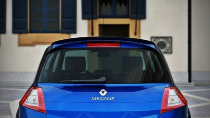 Spoiler CAP für RENAULT MEGANE II RS schwarz Hochglanz