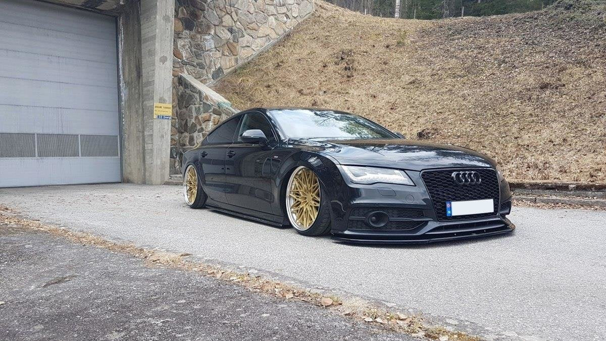 Front Ansatz V.2 für Audi S7 / A7 S-Line C7  schwarz matt