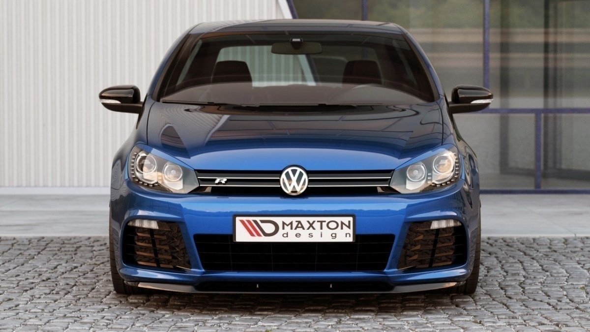 Front Ansatz für VW GOLF 6 schwarz matt
