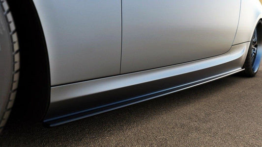 Seitenschweller Ansatz für BMW 3er E92 M Paket schwarz matt