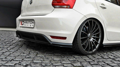 Diffusor Heck Ansatz für POLO MK5 GTI Facelift schwarz Hochglanz