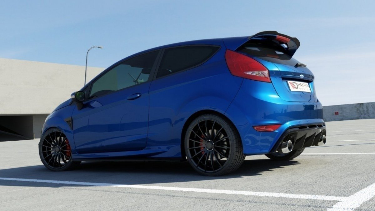Spoiler CAP für Ford Fiesta ST-Line Mk7 schwarz Hochglanz