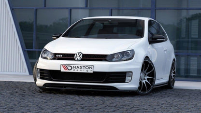 Front Ansatz für VER.2 VW GOLF 6 (FÜR GOLF GTI 35TH) Carbon Look