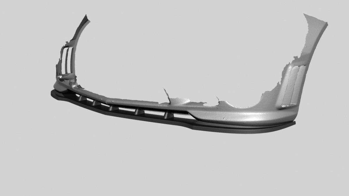 Front Ansatz für MERCEDES C-KLASSE W204 FÜR AMG C63 Carbon Look
