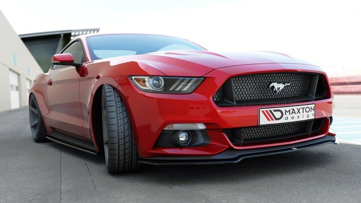 Front Ansatz für Ford Mustang Mk6 schwarz matt