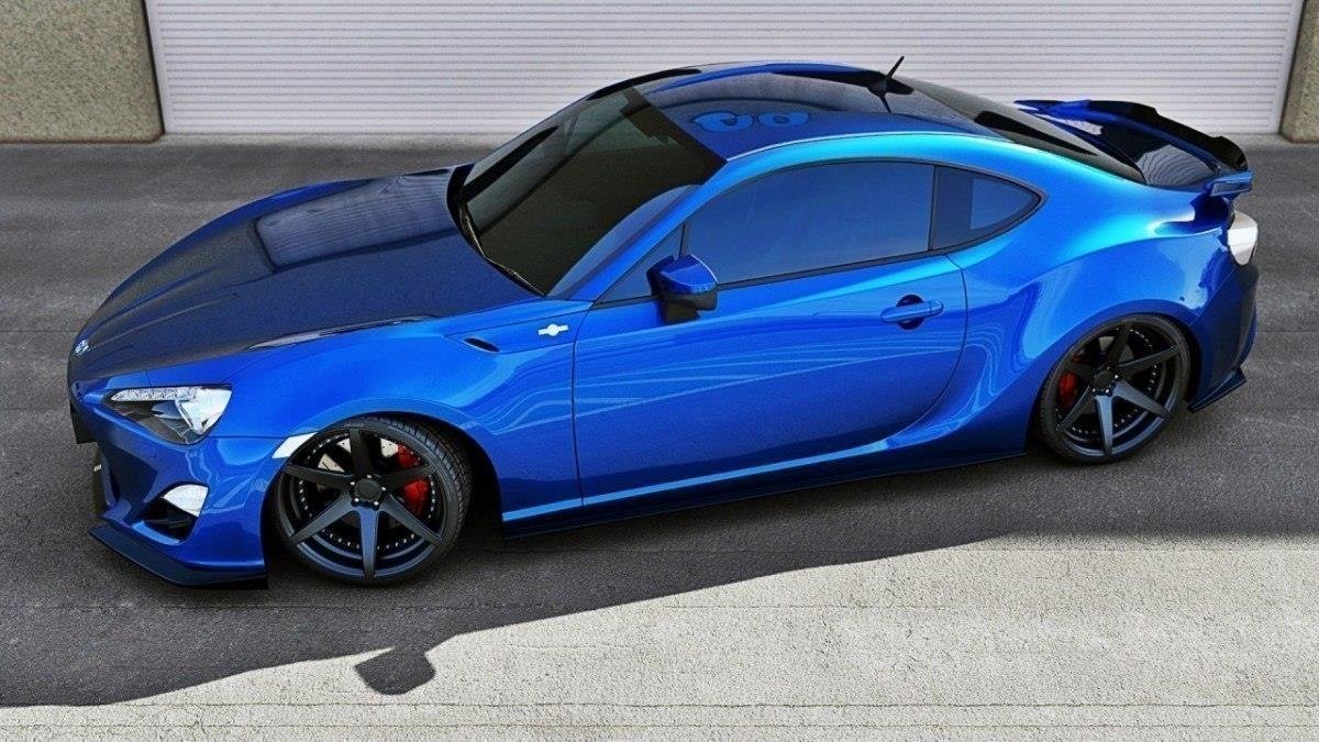 Spoiler CAP für TOYOTA GT86 schwarz matt