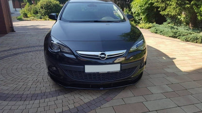 Front Ansatz für OPEL ASTRA GTC schwarz Hochglanz