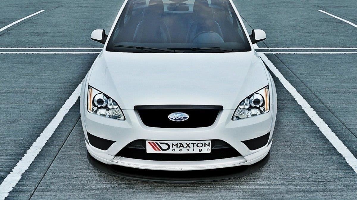 Kühlergrill Blende für FORD FOCUS MK2 schwarz Hochglanz