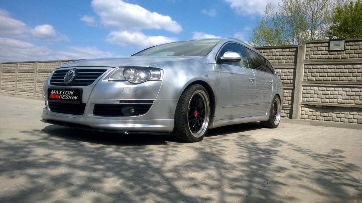 Front Ansatz für VW PASSAT B6 R-LINE schwarz matt