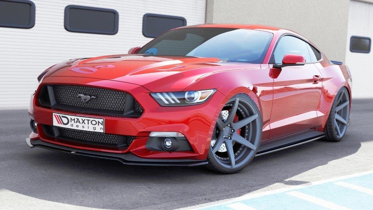 Front Ansatz für Ford Mustang Mk6 Carbon Look