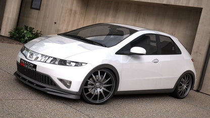 Front Ansatz für CIVIC MK8 vor Facelift schwarz matt