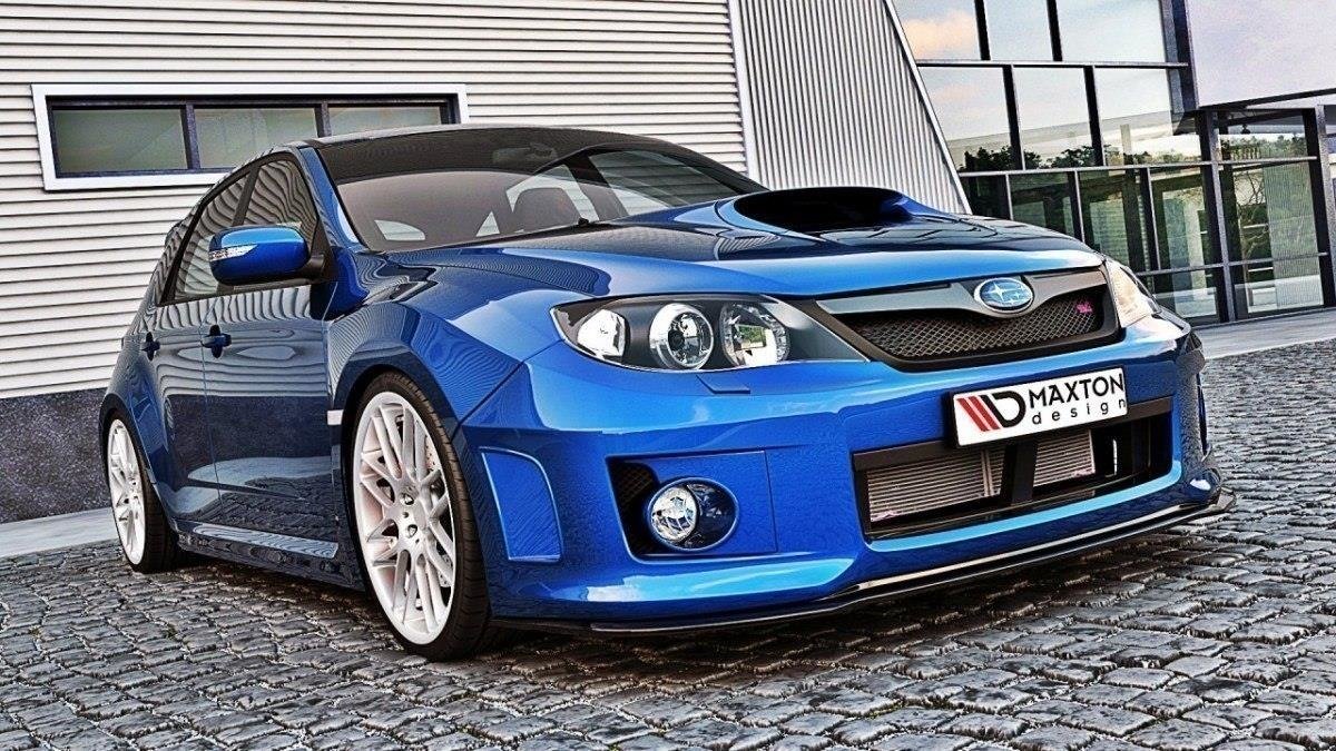 Front Ansatz für Subaru Impreza WRX STI 2011-2014 schwarz matt