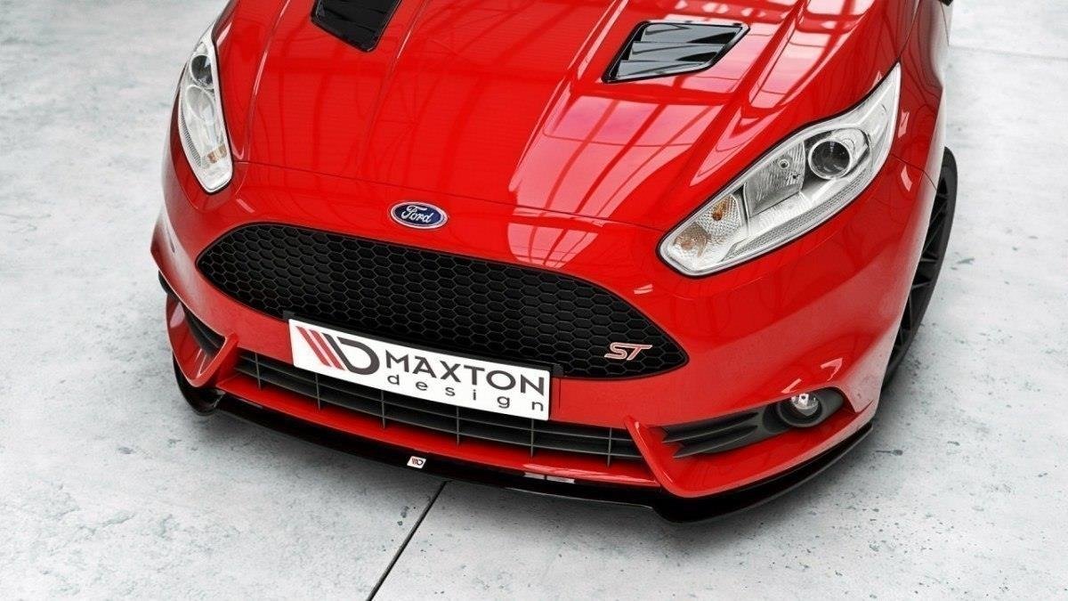 Front Ansatz V.3 für Ford Fiesta ST Mk7 FL schwarz Hochglanz