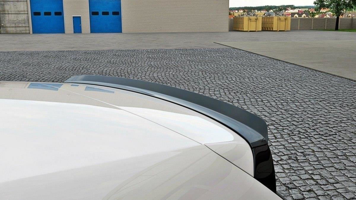 Spoiler CAP für VW POLO MK5 GTI Facelift schwarz matt