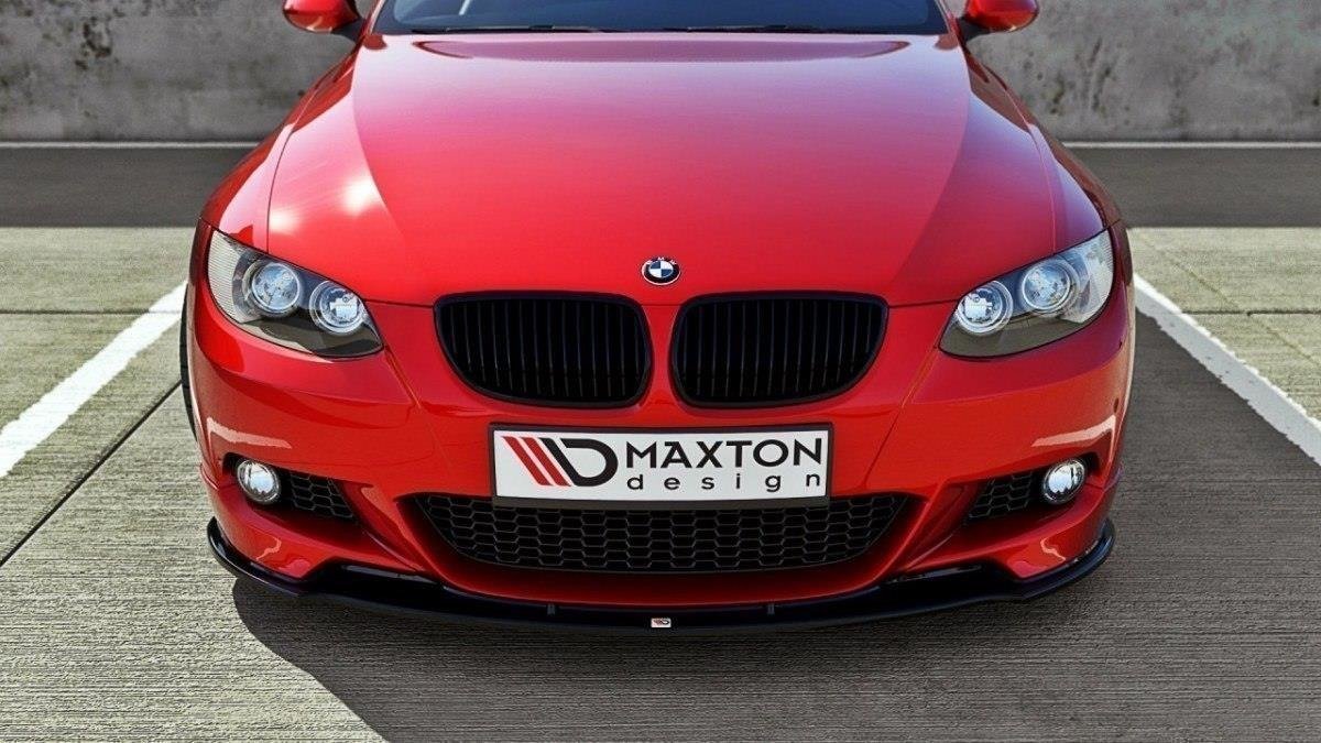 Front Ansatz für BMW 3er E92 M Paket vor Facelift Carbon Look