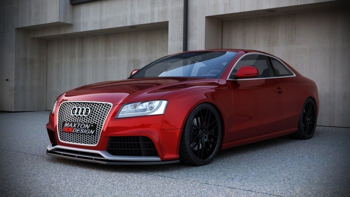 Front Ansatz für AUDI RS5 8T Carbon Look