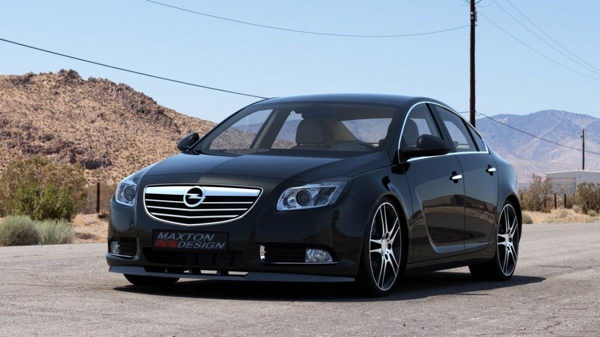 Front Ansatz für OPEL INSIGNIA MK1 vor Facelift Carbon Look