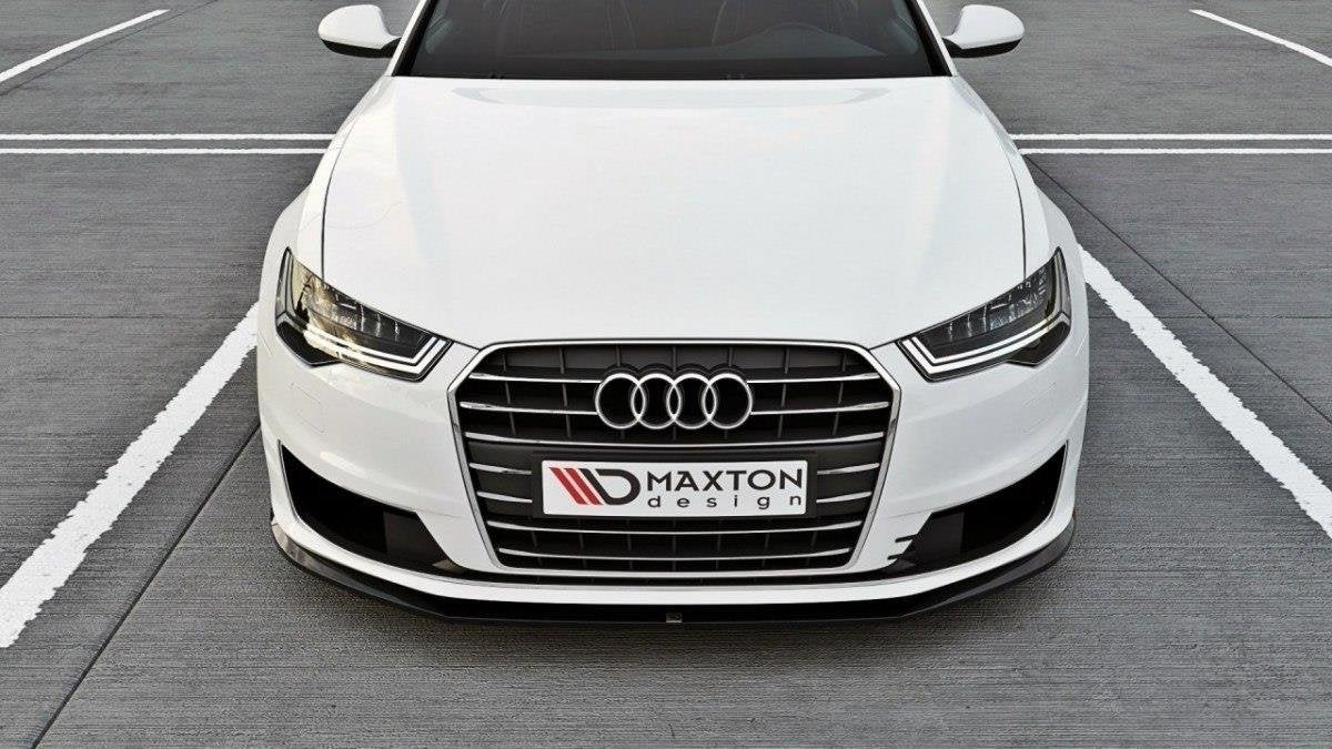 Front Ansatz für Audi A6 Ultra C7 FL schwarz matt