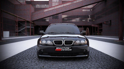 Front Ansatz für BMW 3er E46 LIMOUSINE Facelift schwarz Hochglanz