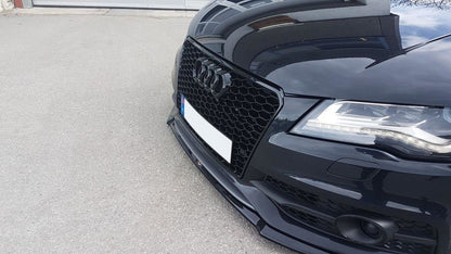 Front Ansatz V.1 für Audi A7 Mk1 S-Line Carbon Look
