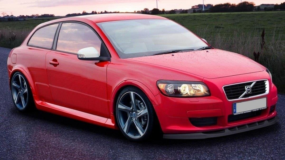 Front Ansatz für VOLVO C30 Carbon Look