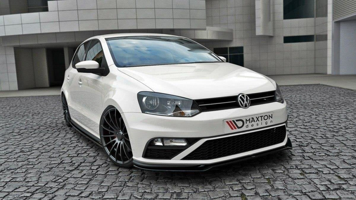 Front Ansatz für v.2 VW POLO MK5 GTI Facelift schwarz matt