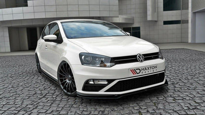 Front Ansatz für v.2 VW POLO MK5 GTI Facelift schwarz matt