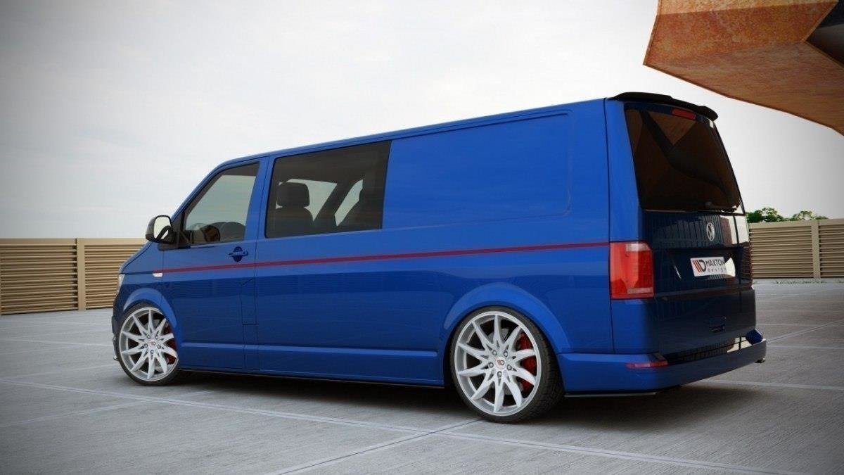 Spoiler CAP für VOLKSWAGEN T6 schwarz matt