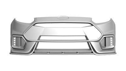 Frontstoßstange passend für FORD FOCUS MK3 VORFL (FOCUS RS 2015 LOOK) mit LED