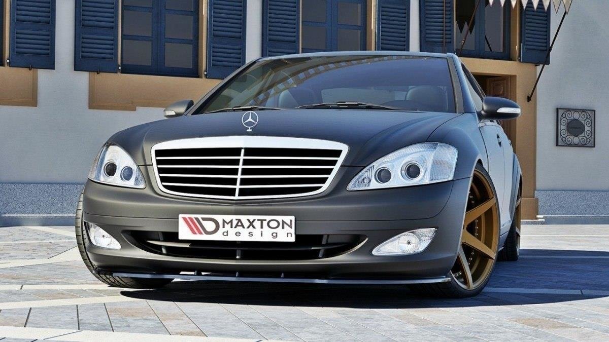Front Ansatz für MERCEDES S-KLASSE W221 Carbon Look