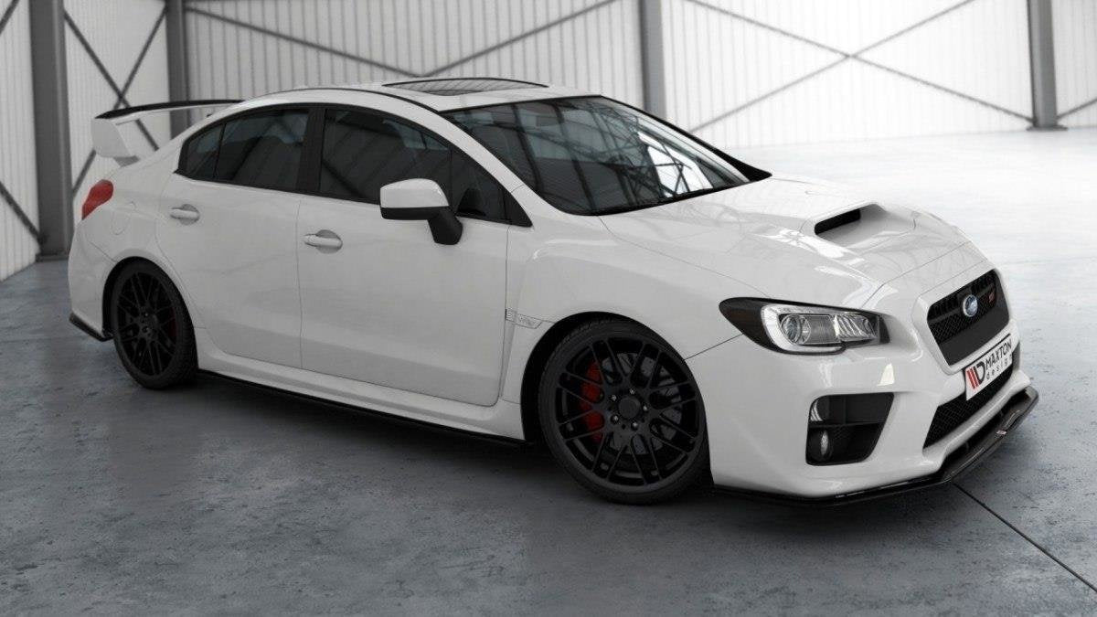 Front Ansatz für v.2 SUBARU WRX STI schwarz matt