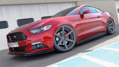 Front Ansatz für Ford Mustang Mk6 Carbon Look