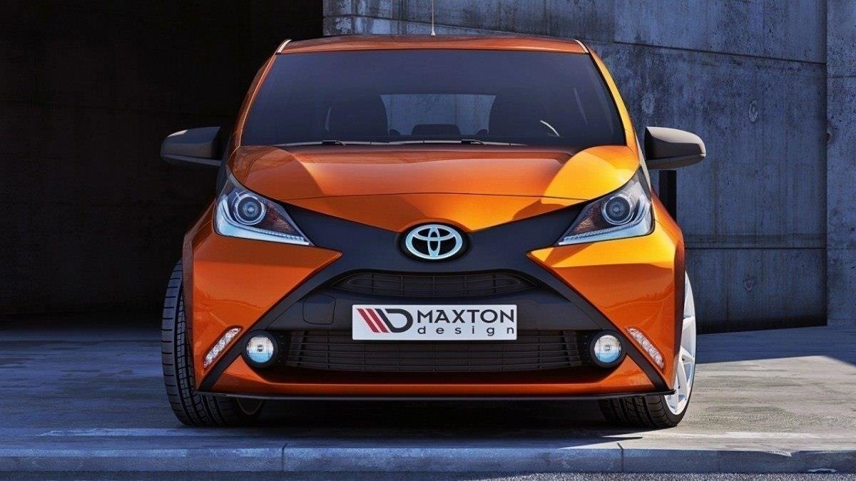 Front Ansatz für TOYOTA AYGO mk2 Carbon Look