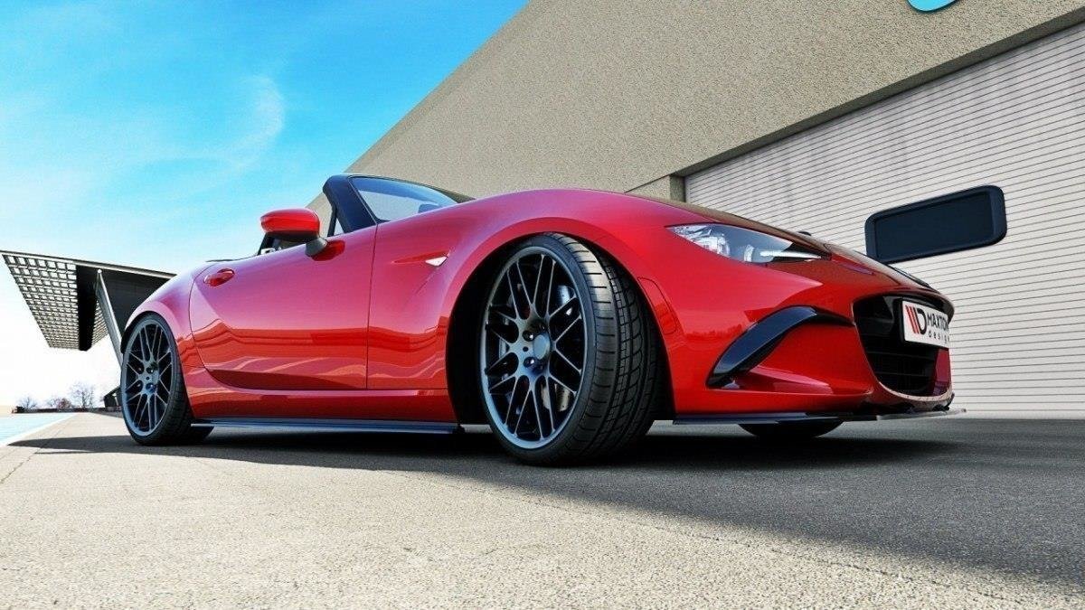 Front Ansatz für v.1 Mazda MX-5 IV schwarz Hochglanz