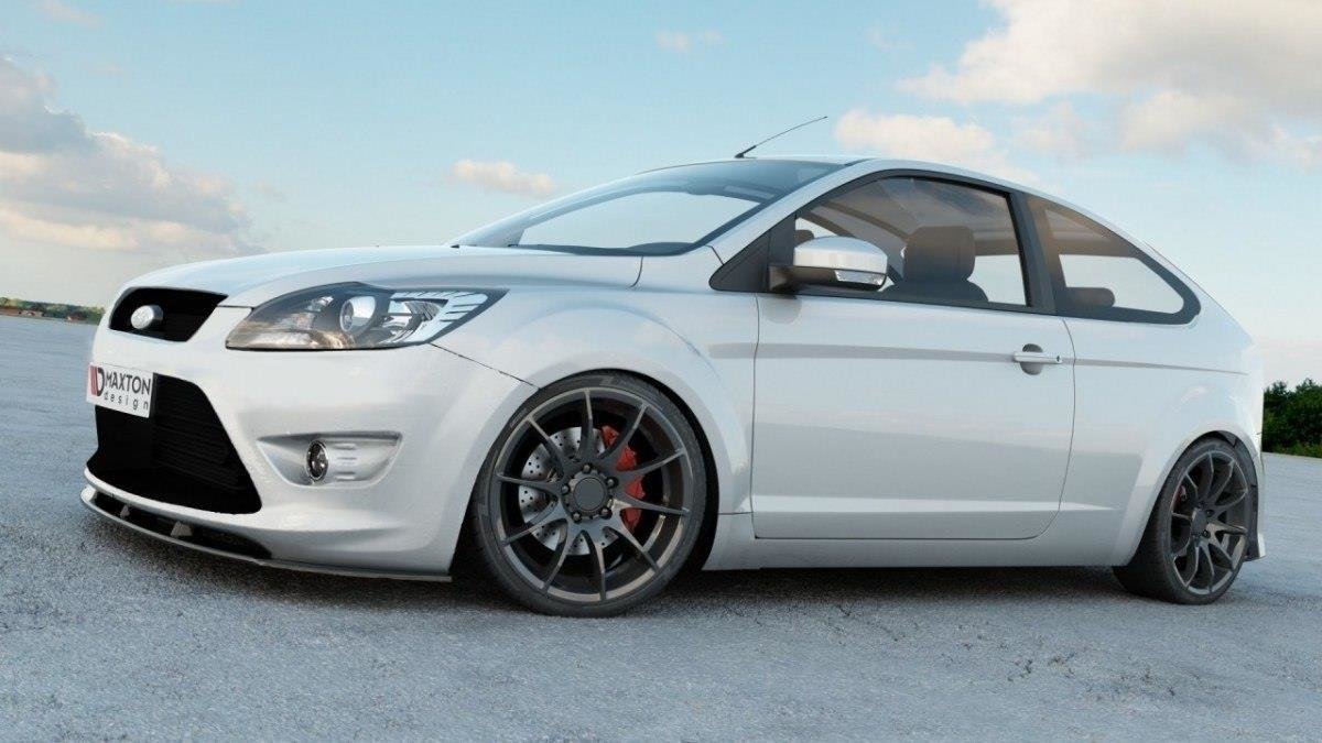 Front Ansatz für Ford Focus ST Mk2 FL schwarz matt