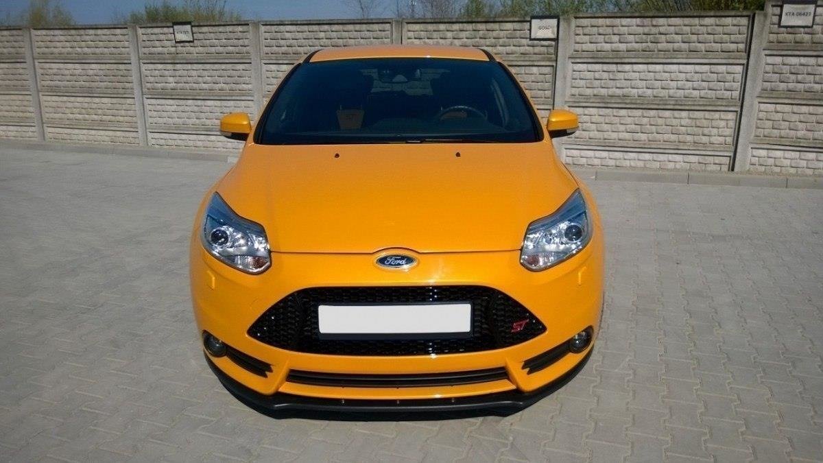 Front Ansatz V.1 für Ford Focus ST Mk3 schwarz Hochglanz