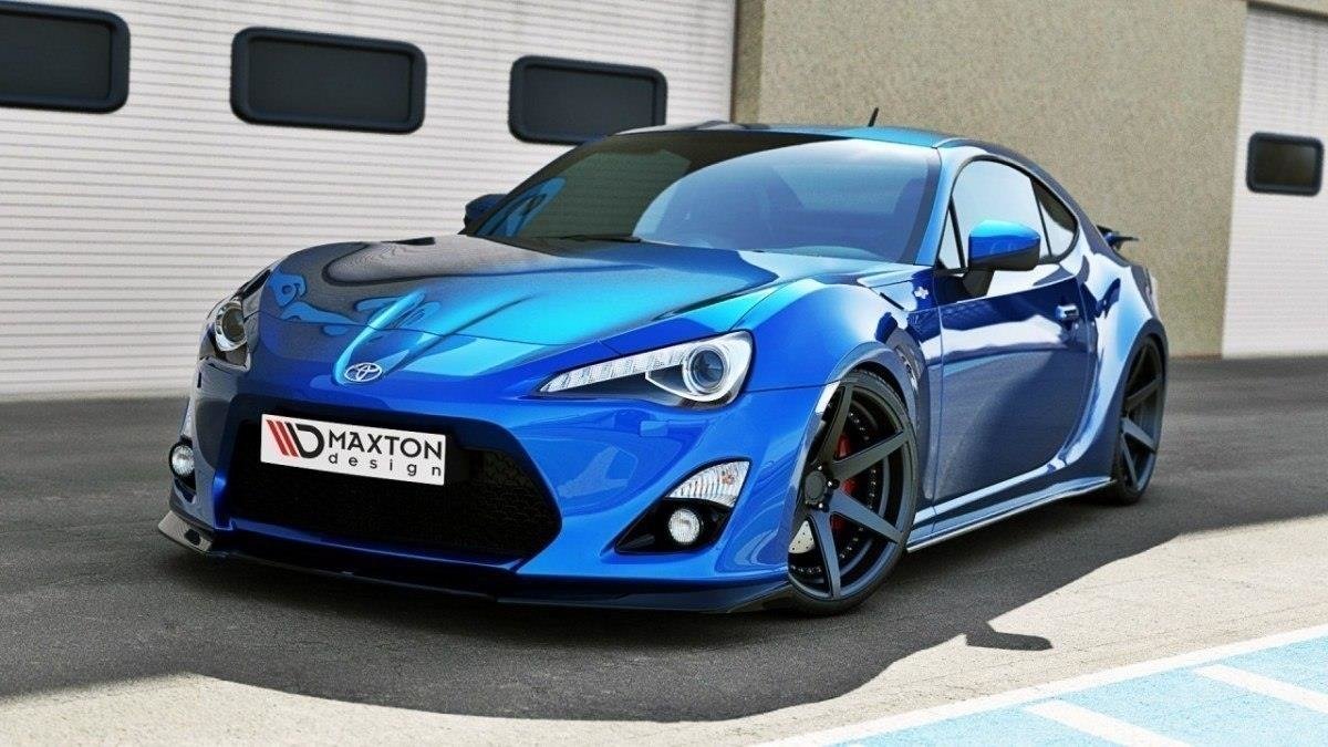 Seitenschweller Ansatz für TOYOTA GT86 schwarz Hochglanz
