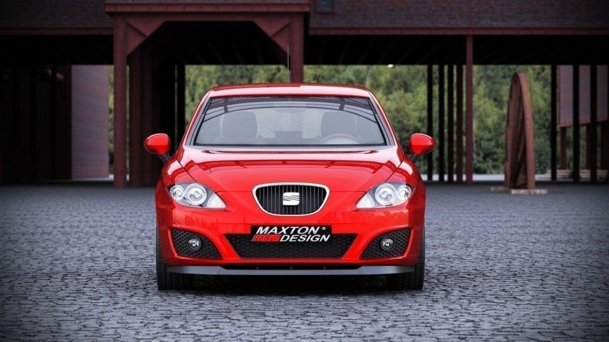 Front Ansatz für SEAT LEON MK2 Facelift Carbon Look