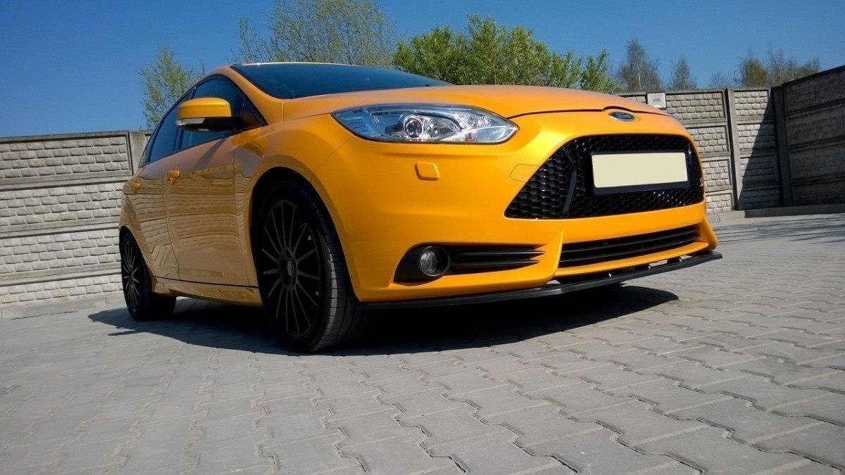 Front Ansatz V.1 für Ford Focus ST Mk3 schwarz matt
