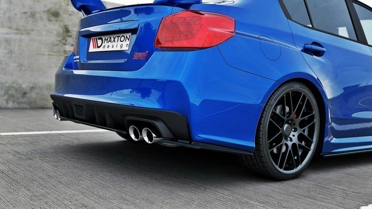 Heck Ansatz Flaps Diffusor für SUBARU WRX STI Carbon Look