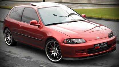 Front Ansatz für HONDA CIVIC MK5 schwarz matt
