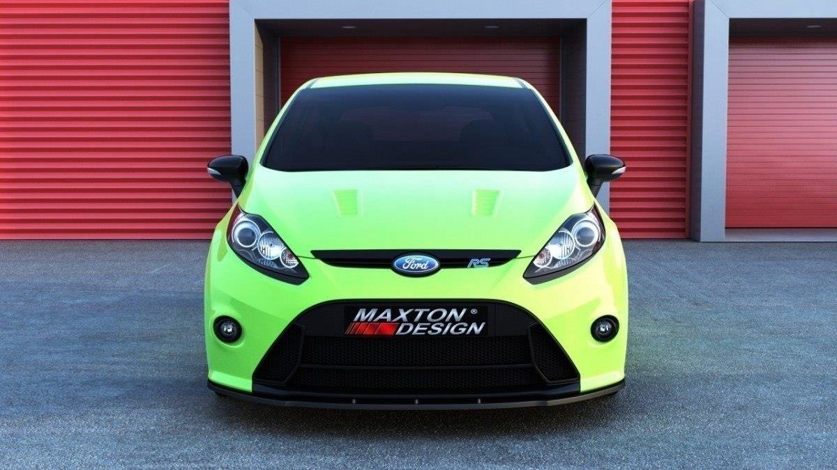 Front Ansatz für (RS Look Stoßstange) Ford Fiesta Mk7  schwarz matt