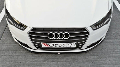 Front Ansatz für Audi A6 Ultra C7 FL Carbon Look