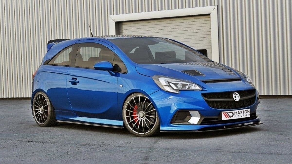 Front Ansatz für OPEL CORSA E OPC / VXR schwarz matt
