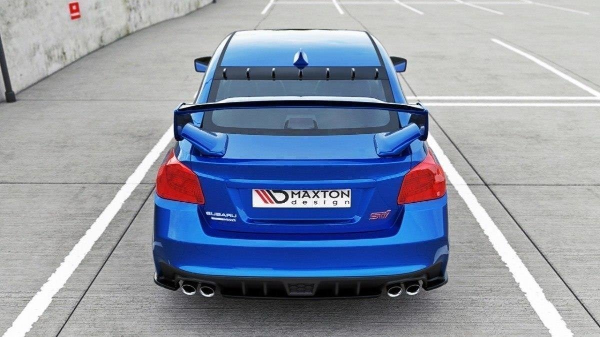 Heck Ansatz Flaps Diffusor für SUBARU WRX STI Carbon Look